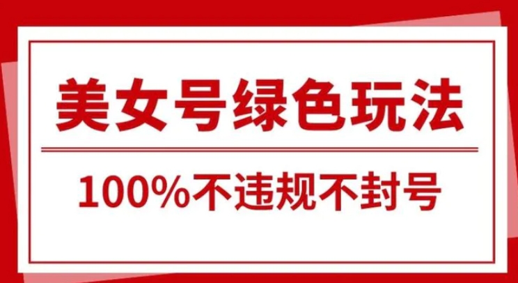 美女号引流变现新玩法，长期蓝海纯绿色，不封号不违规，每日收益500+-柚子资源网