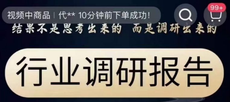 行业调研报告，结果不是思考出来的而是调研出来的-柚子资源网