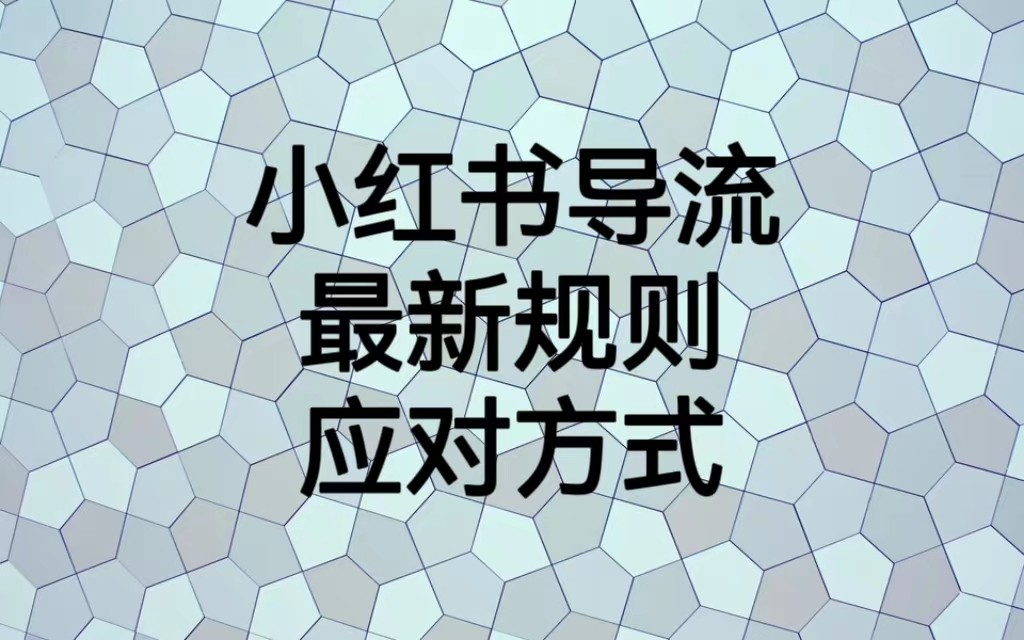 小红书导流最新规则应对方式，新规以后目前还可用的引流方式解读-柚子资源网