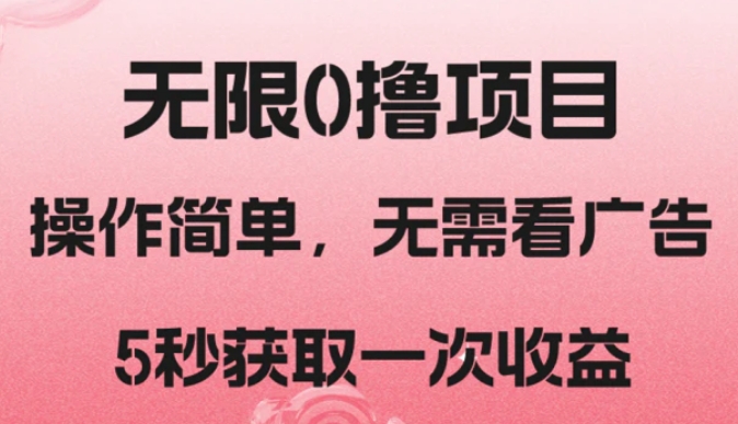 撸新平台，5秒获取一次收益，简单无脑操作-柚子资源网