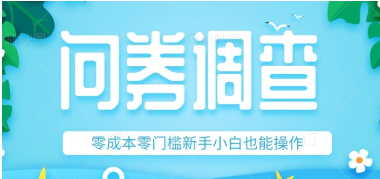 最新问卷调查赚钱项目，零成本零门槛新手小白也能操作，附上亲测技巧！-柚子资源网