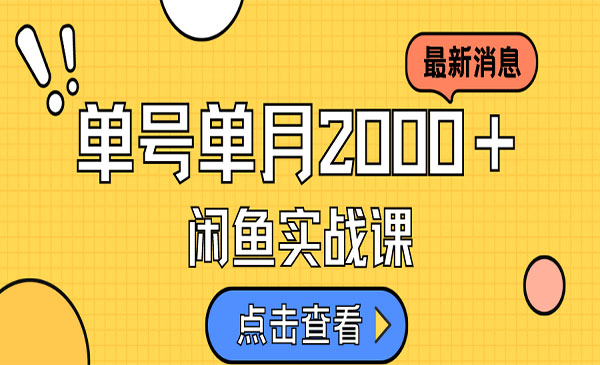 《咸鱼虚拟资料新模式》月入2w＋，可批量复制，单号一天50-60没问题 多号多撸-柚子资源网