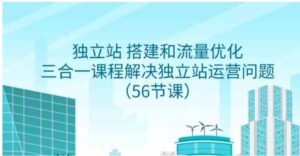 （9156期）独立站搭建和流量优化，三合一课程解决独立站运营问题（56节课）-柚子资源网