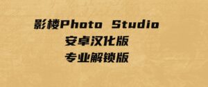 影楼PhotoStudio安卓汉化版–专业解锁版-柚子资源网